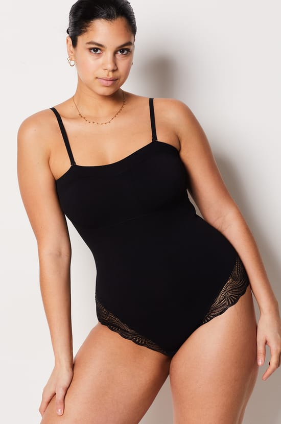 Body gainant  bretelles amovibles - maintien léger;${refinementColor}