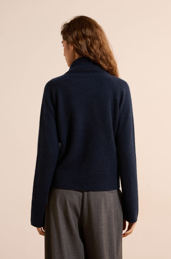 Pull col montant 100% cachemire;${refinementColor}