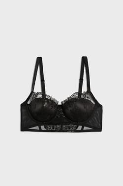 Lightly Lined Balconette Bra;${refinementColor}