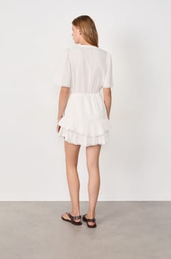 Robe en coton avec broderie;${refinementColor}