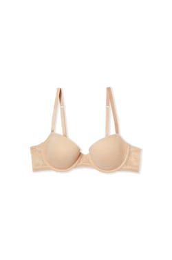 Soutien-gorge coques fines en dentelle;${refinementColor}