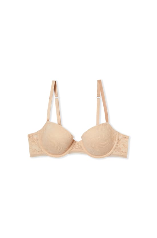 Lightly Lined Lace Bra;${refinementColor}