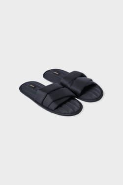 Satin flip-flop slippers;${refinementColor}