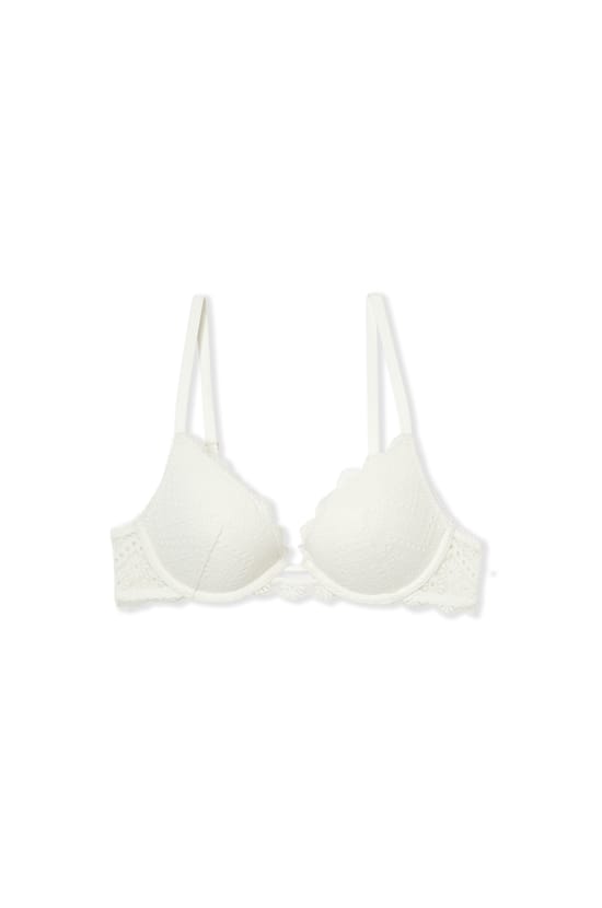 Soutien-gorge N.2 - Le push-up plongeant en dentelle;${refinementColor}