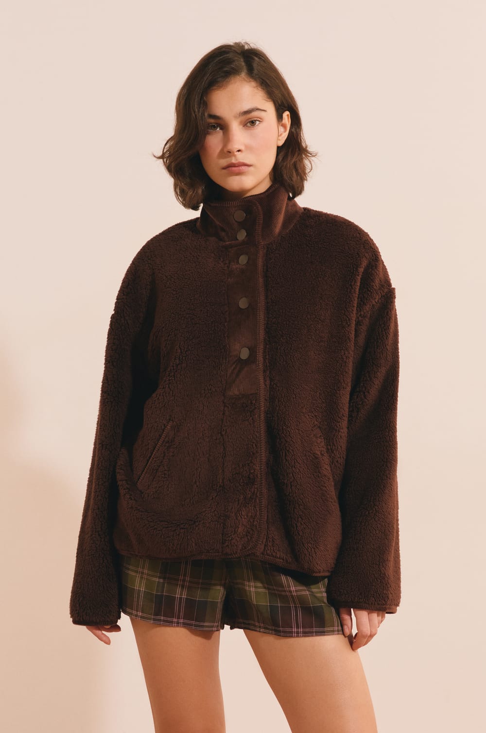 Veste avec col montant;${refinementColor}