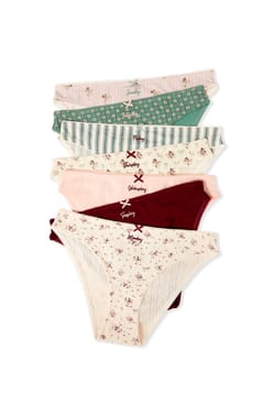 Wochenset Slips aus Baumwolle;${refinementColor}