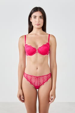 Soutien-gorge N.4 - Le coques fines en broderie florale;${refinementColor}