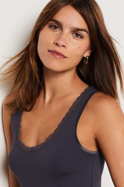 Thermal knit camisole;${refinementColor}