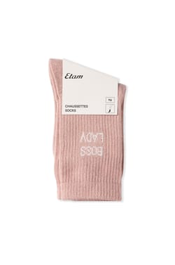 Chaussettes paillet&eacute;es avec coton;${refinementColor}