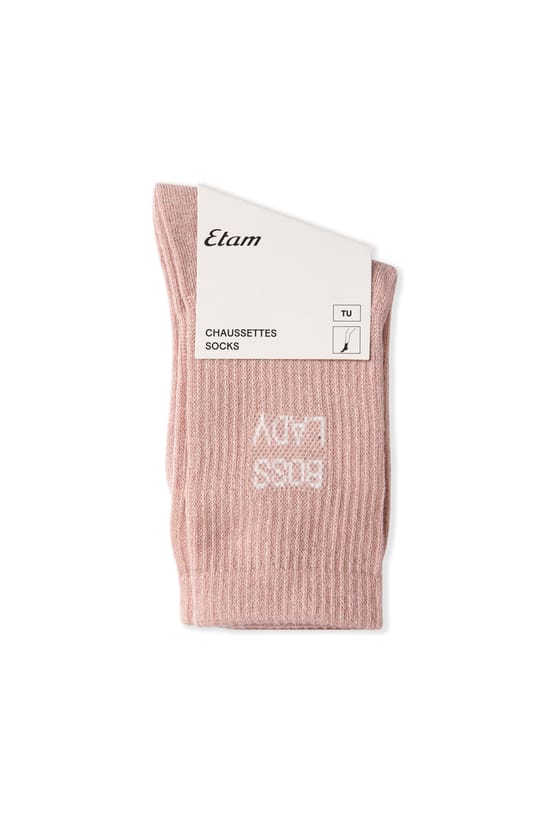 Chaussettes paillet&eacute;es avec coton;${refinementColor}