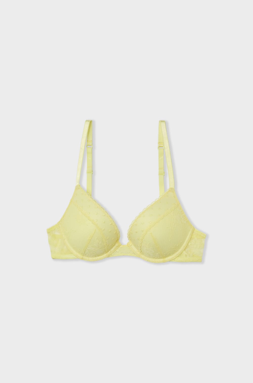 Soutien-gorge N.2 - Le push-up plongeant avec broderie;${refinementColor}