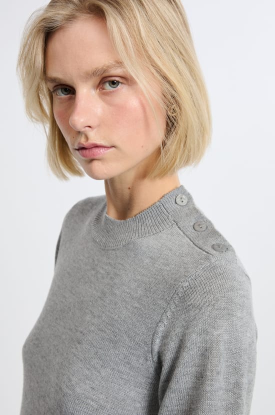 Robe à manches longues avec laine;${refinementColor}