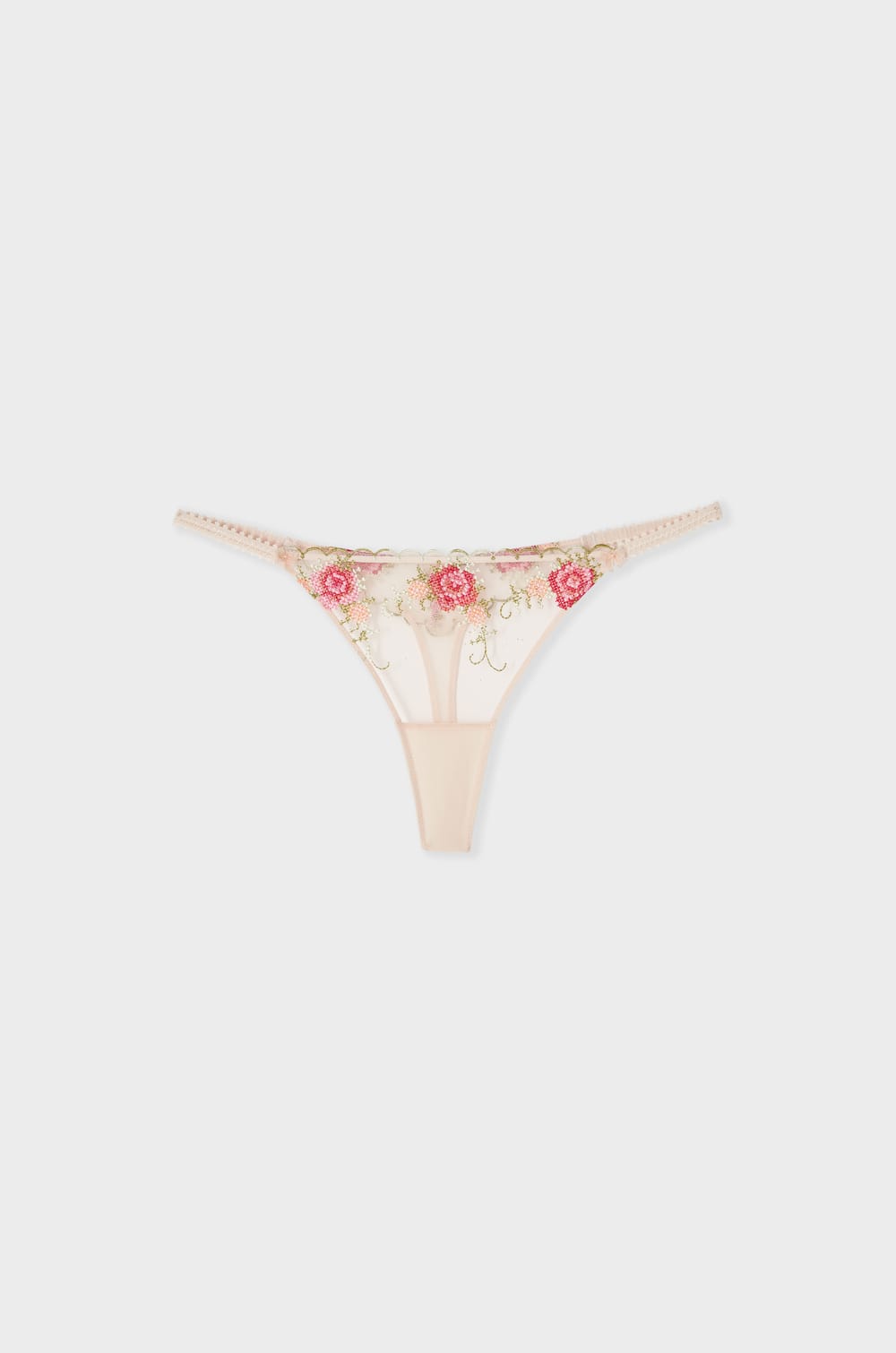 Embroidered Thong;${refinementColor}