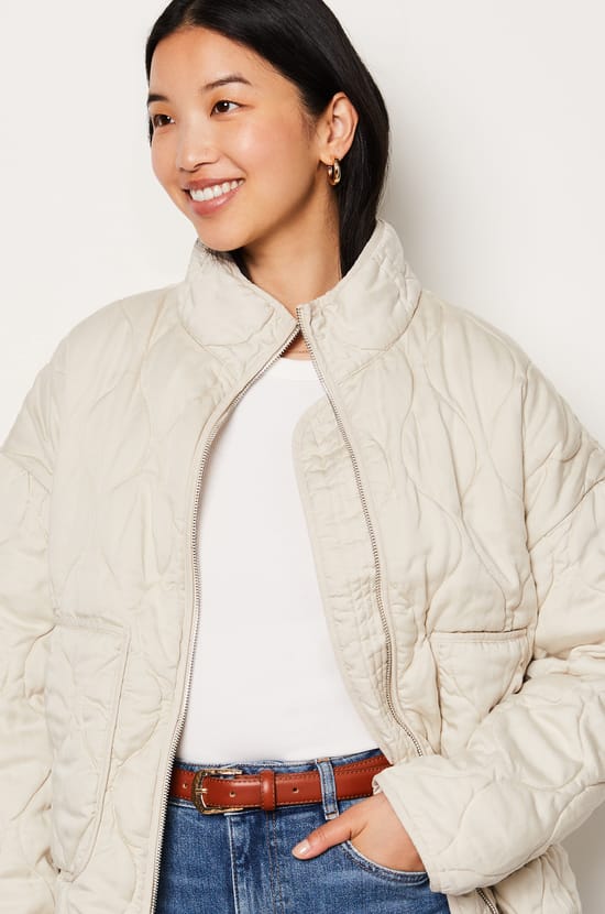 Quilted Jacket;${refinementColor}
