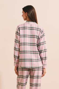 Chemise &agrave; carreaux avec coton;${refinementColor}