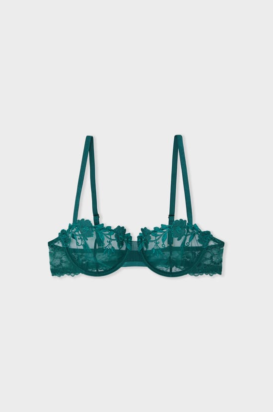 Bra N.9 - Embroidered Balconette;${refinementColor}