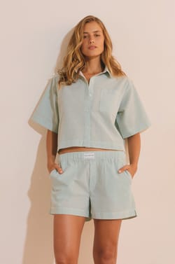 Pyjama Shorts with Cotton;${refinementColor}