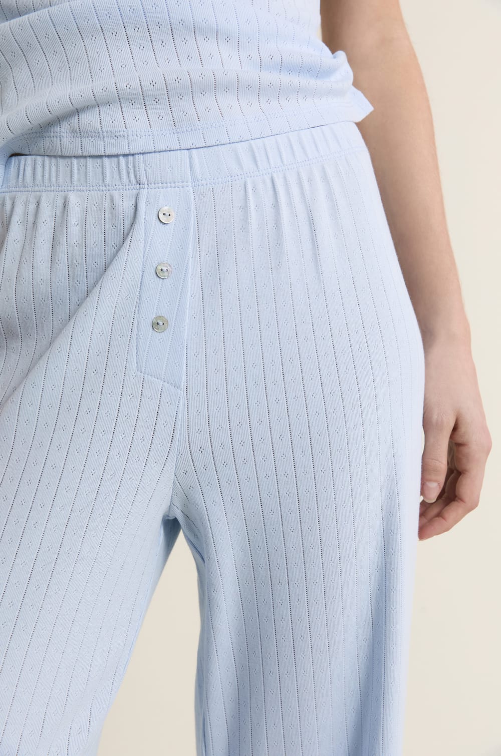 Pantalon de pyjama en coton;${refinementColor}