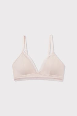 Wireless Triangle Bra with Removable Cotton Pads;${refinementColor}