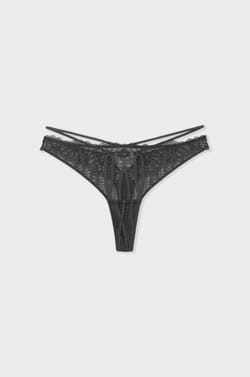 Tanga de encaje;${refinementColor}