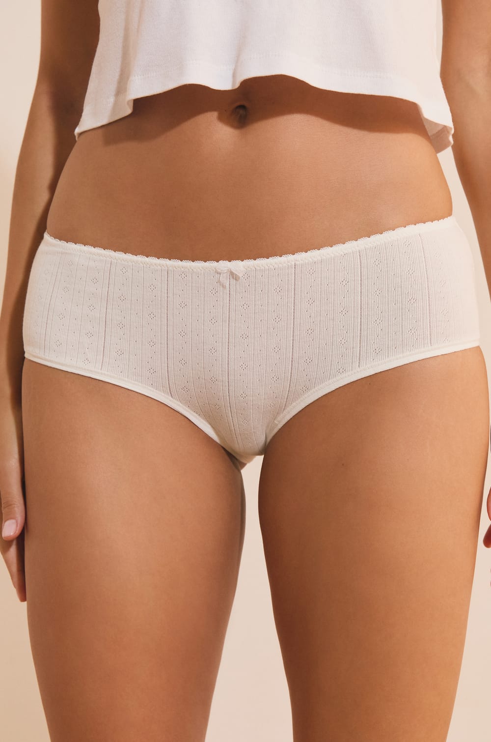 Shorty en coton;${refinementColor}
