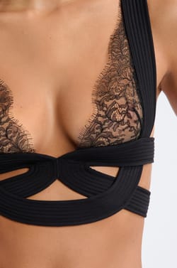 Lace Bustier Bralette;${refinementColor}