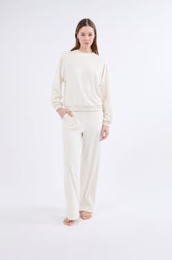 Pyjama Sweatshirt mit langen Ärmeln;${refinementColor}
