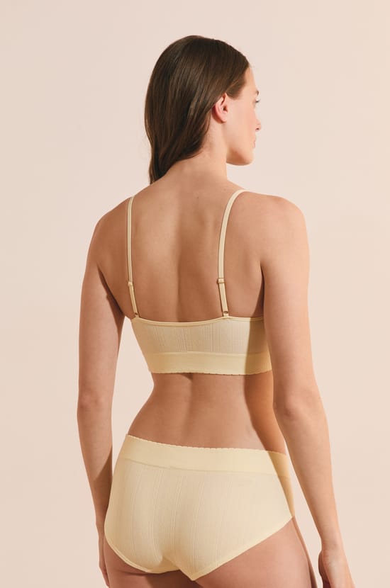 Bralette Bra in Pointelle;${refinementColor}