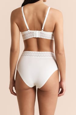 Panty midi de maternidad con detalles de encaje;${refinementColor}