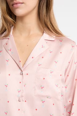 Chemise de pyjama à motifs;${refinementColor}