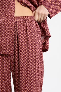 Pyjama Trousers with Motifs;${refinementColor}