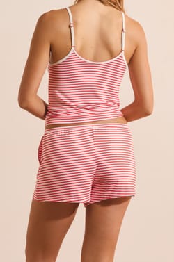 Short de pyjama &agrave; rayures;${refinementColor}