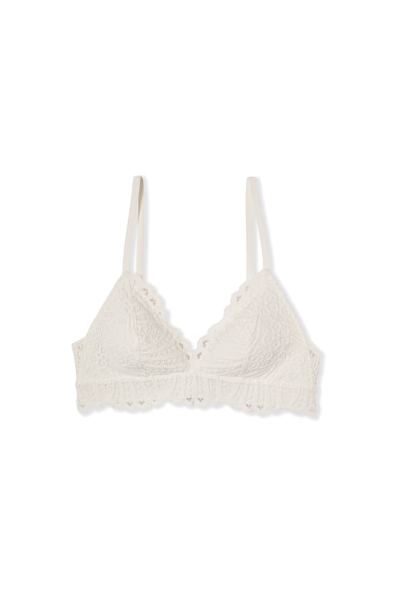 Soutien-gorge N.8 - Le triangle sans armatures en dentelle;${refinementColor}