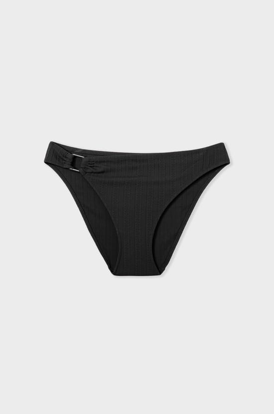 Culotte bikini bas de maillot détail anneau;${refinementColor}