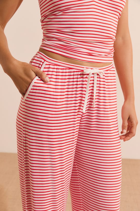 Pantalon de pyjama &agrave; rayures;${refinementColor}