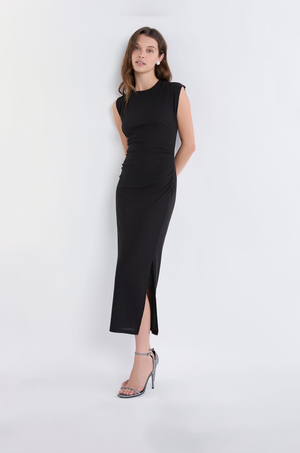 Long Slit Dress;${refinementColor}