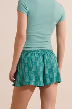 Short de pyjama &agrave; motifs;${refinementColor}