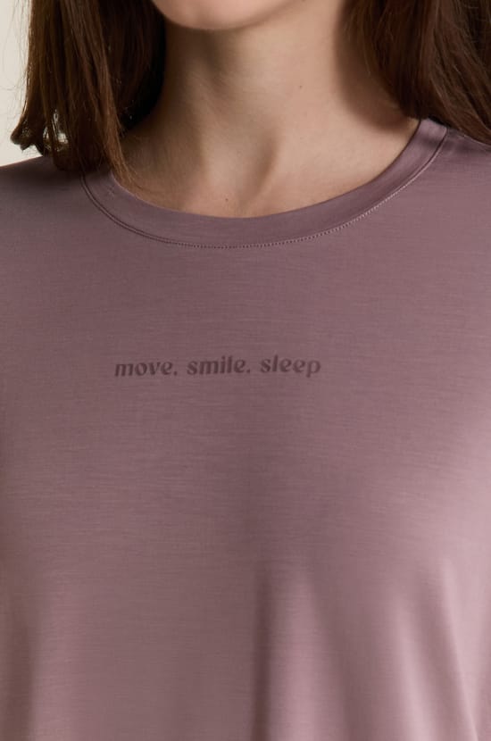 Short-Sleeved Pajama T-Shirt;${refinementColor}