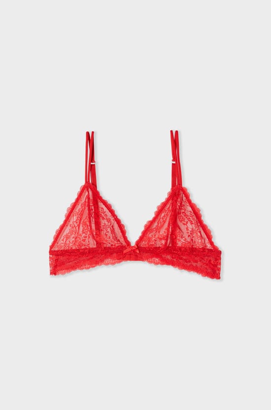 Triangle Lace Bra;${refinementColor}