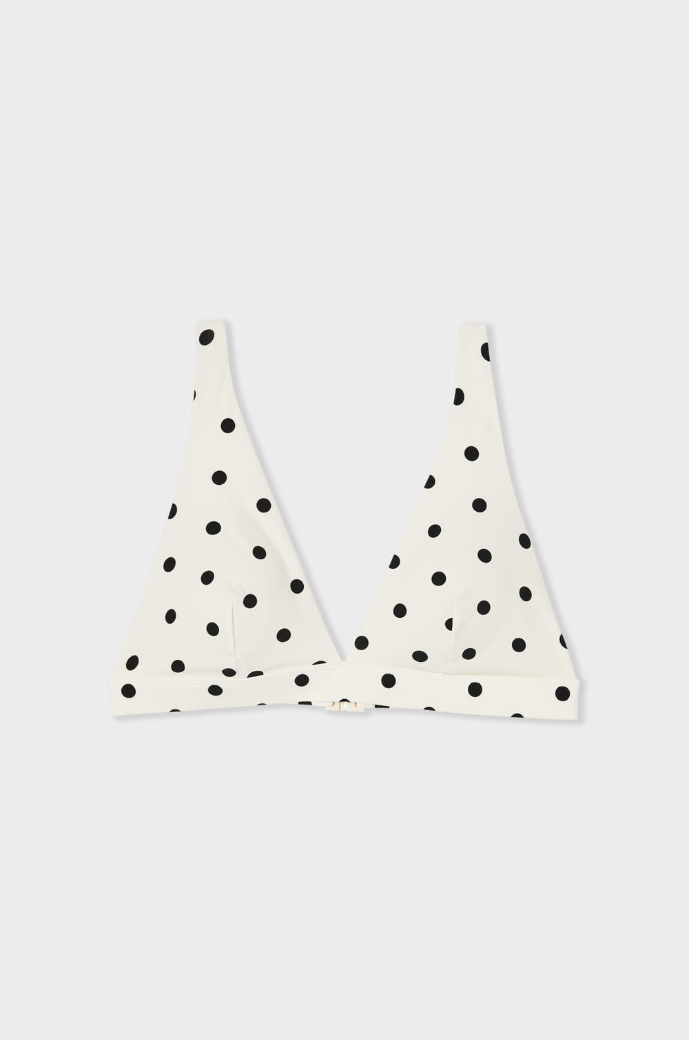 Triangle Polka Dot Bikini Top;${refinementColor}