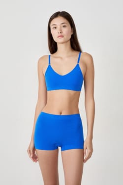 Bra de algodón, espumas extraíbles;${refinementColor}