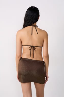 Falda de playa brillante;${refinementColor}