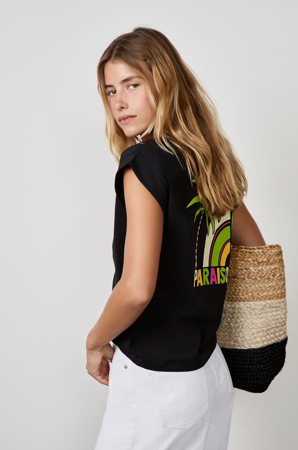 Printed cotton T-shirt;${refinementColor}