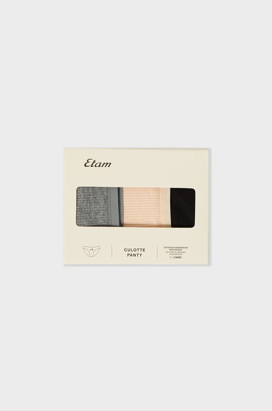 3-Pack of Cotton Briefs;${refinementColor}