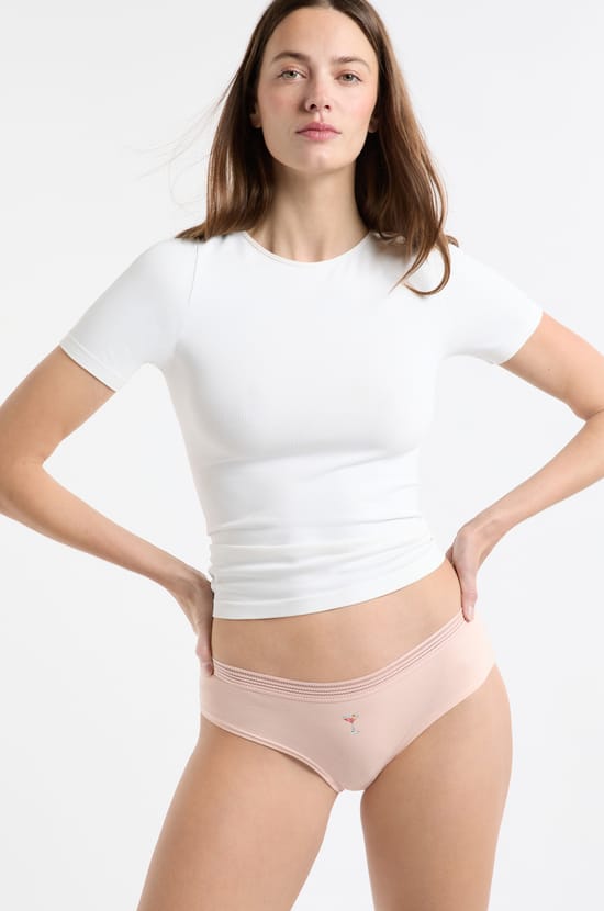 Lot de 3 shortys en coton;${refinementColor}