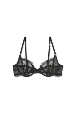Soutien-gorge balconnet en dentelle;${refinementColor}