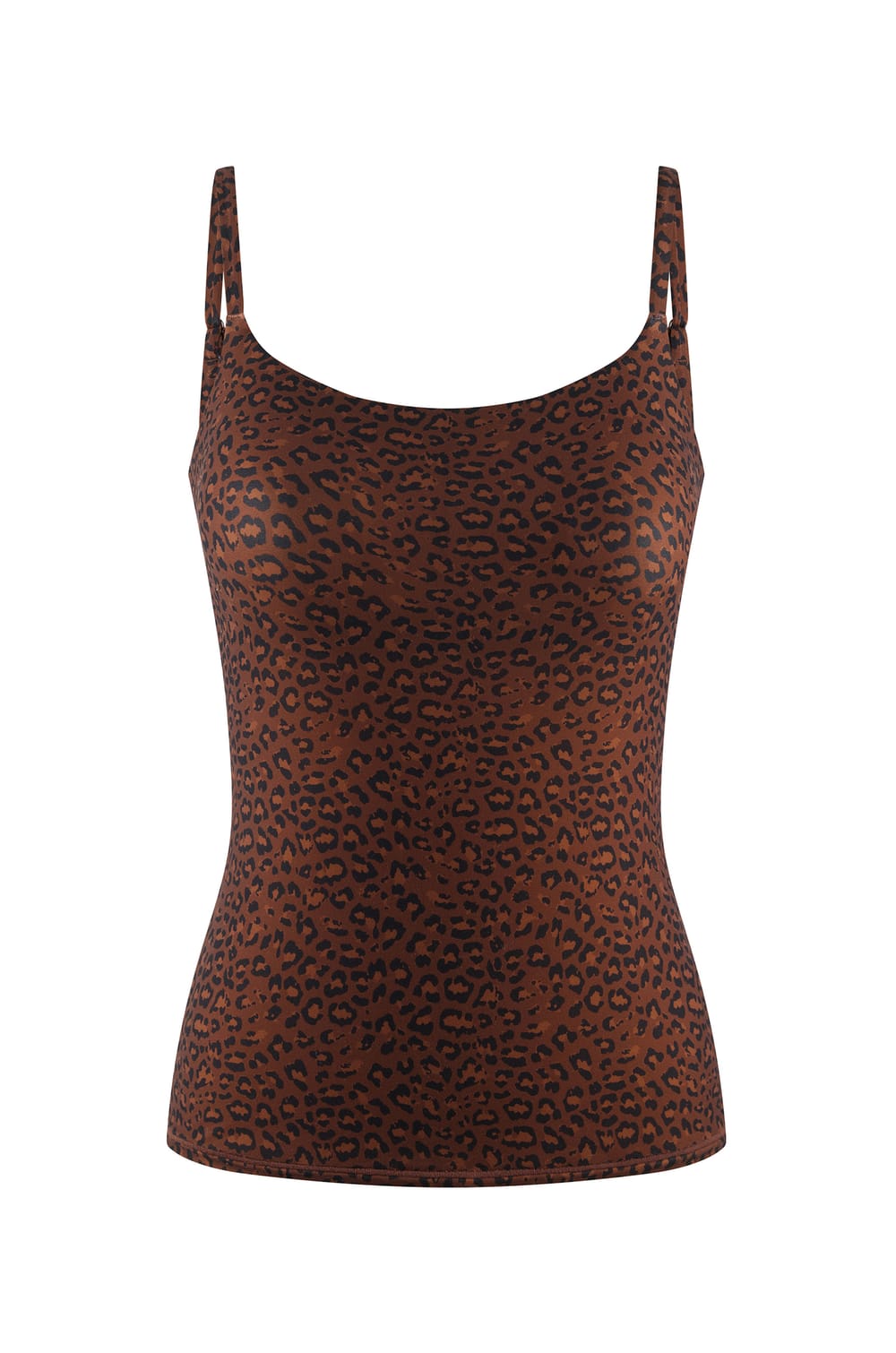 Top en microfibre avec brassi&egrave;re int&eacute;gr&eacute;e &agrave; motifs l&eacute;opard;${refinementColor}