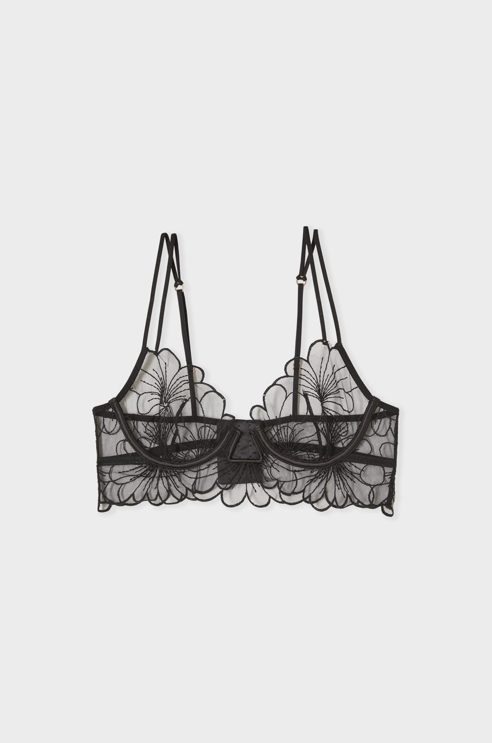 Bustier Bra in Embroidery;${refinementColor}