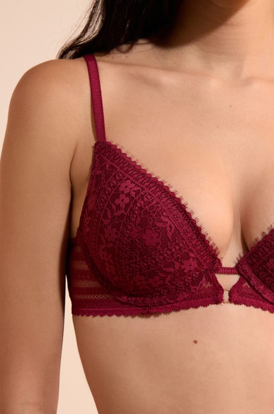 Soutien-gorge N.2 - Le push-up plongeant en dentelle;${refinementColor}