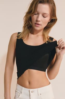 Tank Top with Integrated Bra;${refinementColor}